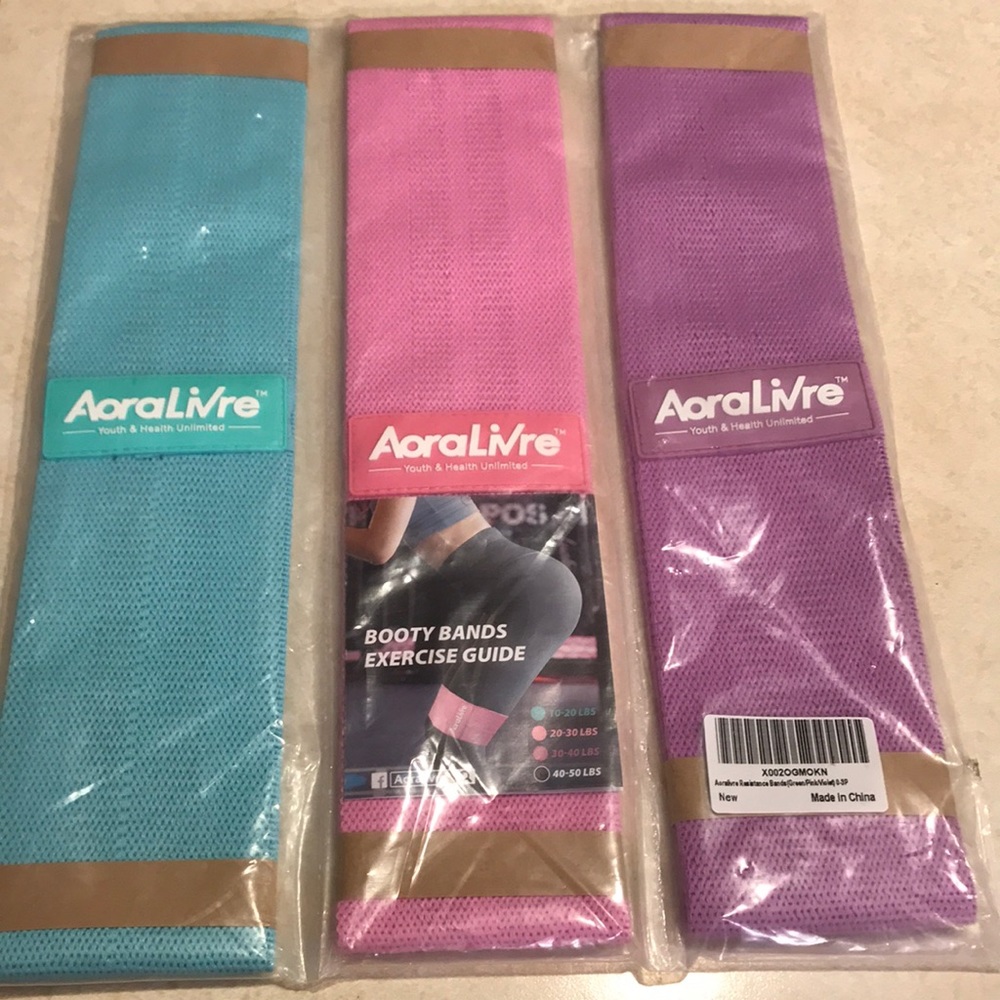 NEW AoraLivre Boott bands 3-pack